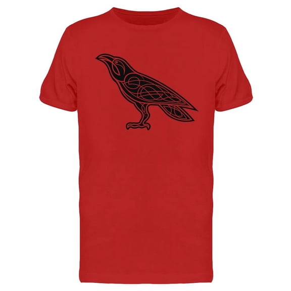 Celtic Raven Graphic T-Shirt Men -Image by Shutterstock, Male XX-Large