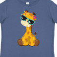 thumbnail image 4 of Inktastic Cute Giraffe, Giraffe with Sunglasses, Cute Animal Boys or Girls Toddler T-Shirt, 4 of 5