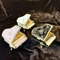 thumbnail image 5 of Jiibva Hand Painted Jewelry Box, Trinket Boxes Hinged, Enameled Piano Decorative Hinged Jewelry Trinket Box Rhinestone Jewelry Display Holder for Grils Women, 5 of 7