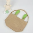 thumbnail image 5 of 1Pcs Easter Bunny Bag for Kids,Jute Baskets Bucket Bags with Rabbit Ears for Easter Eggs Hunting,Bunny Bucket Tote Bags Easter Decoration for Candy Gifts Storage, 5 of 7