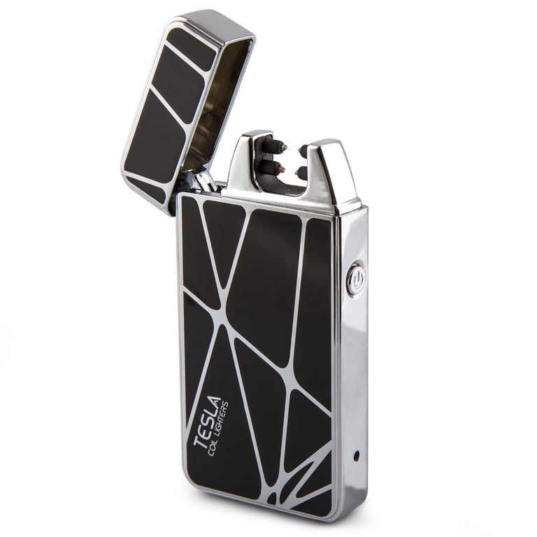 Tesla Coil Lighters USB Rechargeable Windproof Dual Arc Lighter with  Premium Design