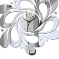 thumbnail image 2 of Espejo Reloj de pared Juego de pegatinas 3D Decoración para el hogar PS Póster Calcomanías Flor Paster Decoración Cocina Sala de estar de dibujo Methold JJ17919-00B, 2 of 6