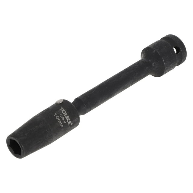 Herramienta de hardware duradera de zócalo de impacto universal de 145 mm Unique Bargains CR-V 1 pieza 6 puntos 10 mm para reparación de automóvil, motocicleta, dirtbike 1/2 pulgada de transmisión
