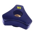 thumbnail image 3 of M6 M8 Threaded Rod Connecting Nuts Aluminium Alloy Bar Round Connectors M8 Nut, 3 of 5