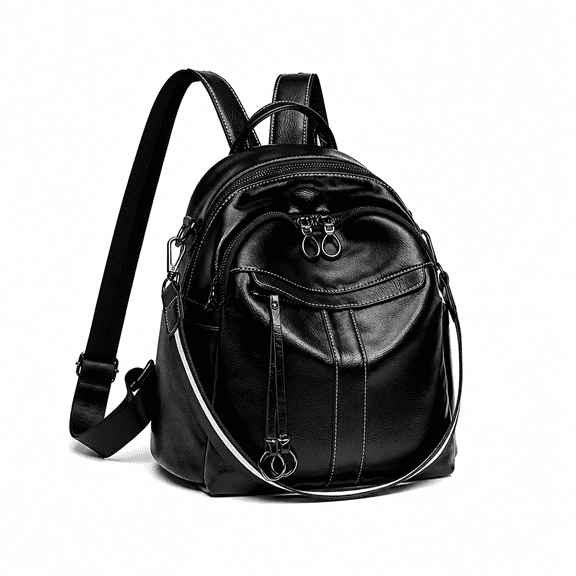 FLORNIX Backpack Purse for Women Medium Size Leather Backpack Fashion Shoulder Bags Rucksack (Small, Coffee)
