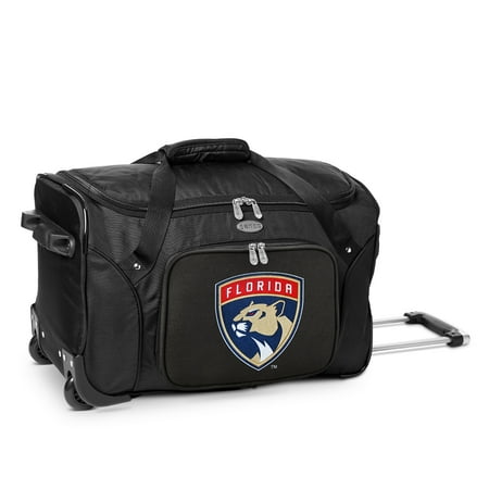 MOJO Florida Panthers 22 2-Wheeled Duffel Bag MOJO Florida Panthers 22 2-Wheeled Duffel Bag
