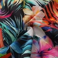 thumbnail image 6 of Tropical Hawaiian Shirt For Men Floral Print Shirt 100% Cotton Camp Collar Aloha Shirt, 6 of 8