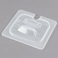 thumbnail image 3 of Food Pan Lid 1/6 Polypropylene With Notched Handle Translucent, 3 of 3