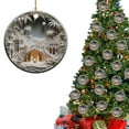 thumbnail image 5 of Holloyiver Christmas Easter Nativity Scene Ornaments, Christmas Acrylic 2D Hanging Ornament Pendant for Xmas Tree Birth of Jesus Christian Decor Religious Gift for Family Friends and Christian, 5 of 6