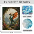 thumbnail image 3 of Diamond Art Kits for Adults - 5d Dragon Archway View Castle Blossoms Diamond Painting for Adults, Diamond Art for Adults Beginners, Diamond Painting Kits for Adults for Home Wall Decor, 3 of 7