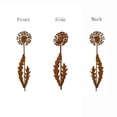 thumbnail image 4 of Rusted Dandelion Garden Stake, Natural Rusty Metal Yard Art Outdoor Patio Lawn Decor, 4 of 4