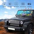 thumbnail image 6 of Bingfone Corals And Tropical Fish Car Windshield Sun Shade Protector Keep Your Vehicle Cool Sun Shield Visor Cover Foldable For Car Truck Suv-Small, 6 of 9