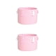 thumbnail image 3 of Cesta de almacenamiento Injueey de cuerda de algodón 2Conjunto Rosa, 3 of 6