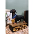 thumbnail image 5 of Award Trophy Dachshund Puppy Dog With Gold Medal Standing On Stage Figurine, 5 of 6