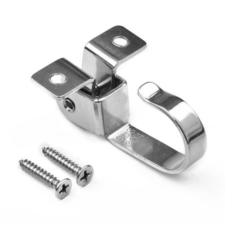 

Fancy 1Pc Ceiling Swing Hooks Stainless Steel Heavy Duty Drop Hanger Silver