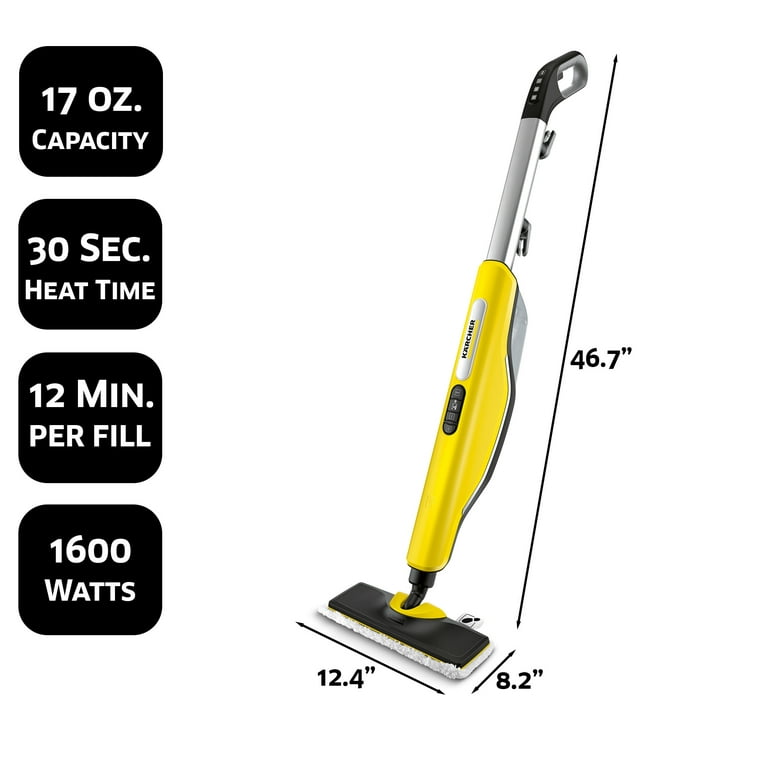 Kärcher SC 3 Upright Steam Mop for Hard Floors and Carpet Cleaner 30 Second  Heat Up Chemical Free 
