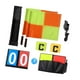 thumbnail image 5 of Kit de árbitro de fútbol, ​​fútbol, ​​rugby, liniero, accesorios profesionales, bandera de árbitro para baloncesto, entrenamiento, competición, fútbol, 5 of 9