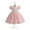 Pink, variant on Xiaowennn Kids Toddler Baby Girls Spring Summer Solid Ruffle Sleeveless Dress Children's Day Clothing 4 Years Old Girl Clothes