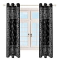 thumbnail image 4 of Bandana Pattern 2pcs Blackout Curtains For Living Room Bedroom Grommet Top Window Set for Left And Right Biparting Open, 4 of 6