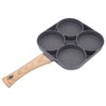 thumbnail image 2 of Hole Frying Pan,4 Hole Frying Pan Omelet Pan Flat Frying Pot Breakthrough Technology, 2 of 8