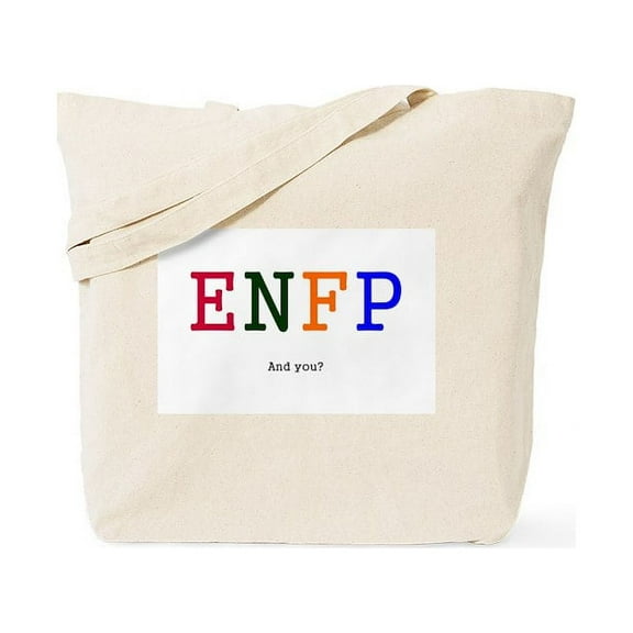 CafePress - ENFP Personality Goodies Tote Bag - Unisex Canvas Tote Bag, Beige, 1-Piece
