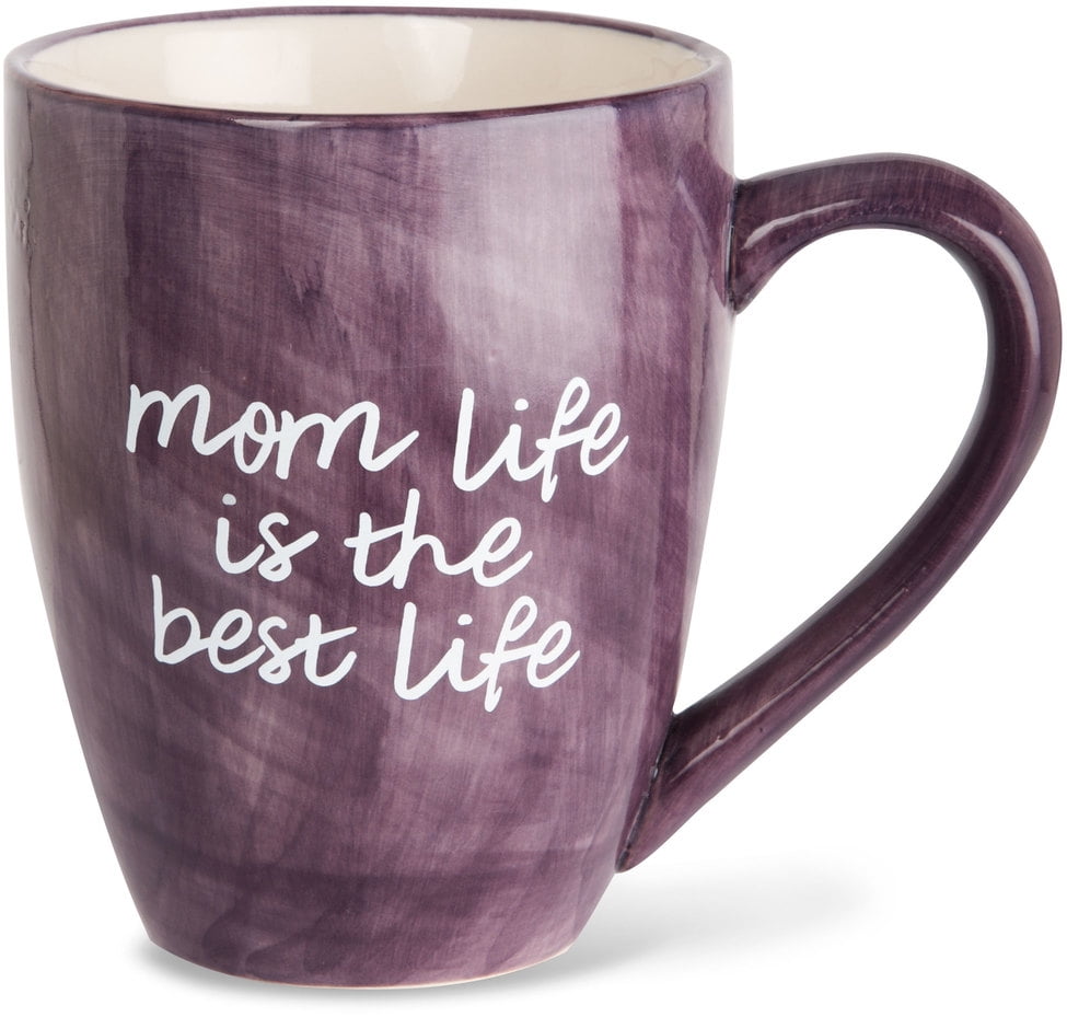Pavilion Mom Life Is The Best Life Deep Purple Large 20 Oz Ceramic Coffee Mug Tea Cup Walmart Com Walmart Com
