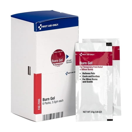 Acme United B2335291 First Aid Only FAE-7006 Smart Compliance Refill Burn Gel - 6 per Box