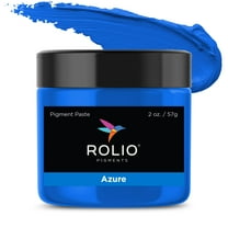 Rolio - Blue Pigment Paste for Epoxy Resin, Azure, 2oz Jar - Resin Pigment, Epoxy Resin Dye Paste, Epoxy Paint, Resin Paste Pigment, Epoxy Resin Color Pigment Paste, Mica Powder Paste