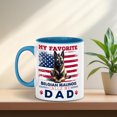 thumbnail image 4 of My Favorite Belgian Malinois Calls Me Dad. Happy Father's Day 11oz Accent Two-tone Mug Sheepdog Dog Lover Gifts Coffee Tea Cup - 00005, 4 of 5