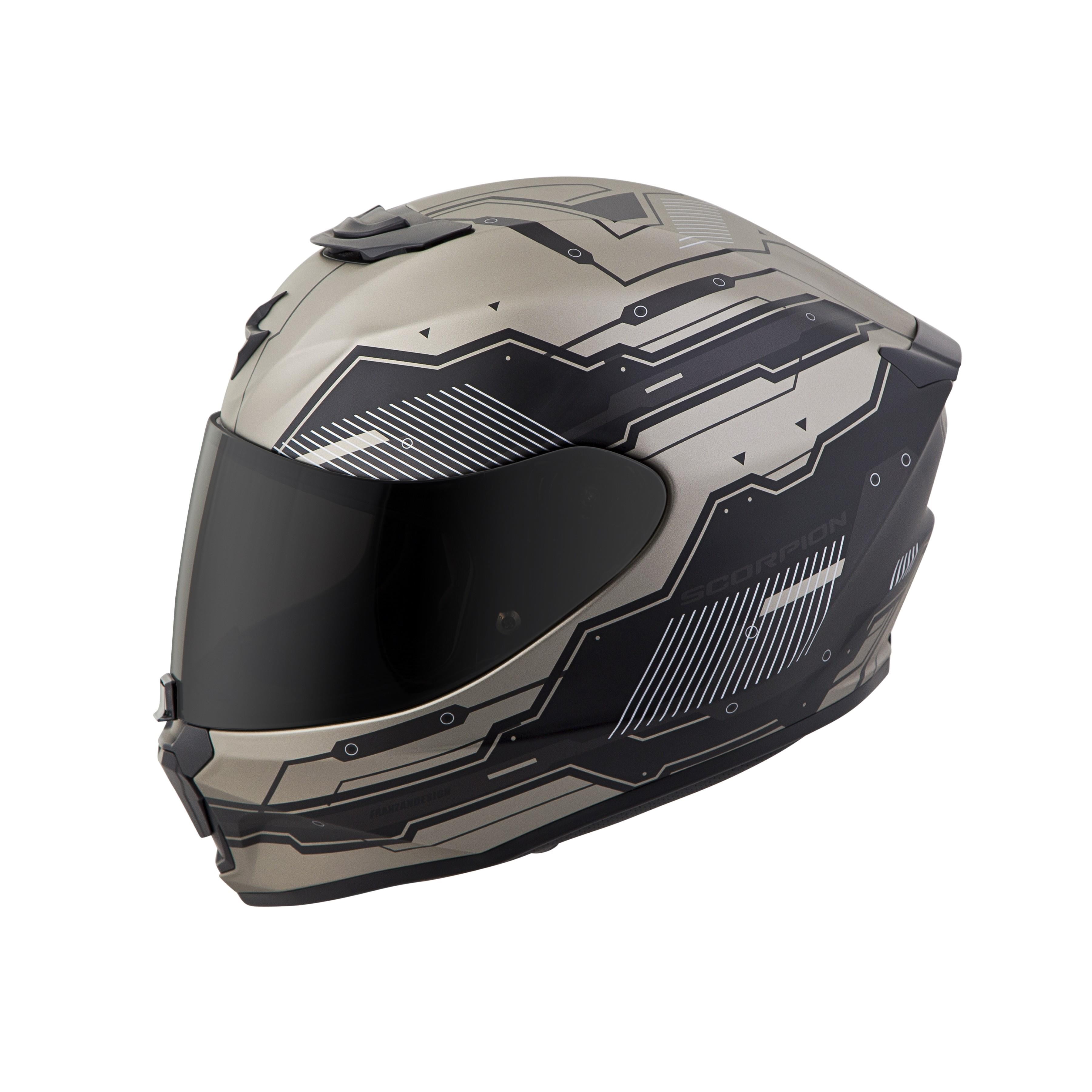 Phantom/Medium 42-1014 Scorpion EXO-R420 Full-Face Techno Street Bike Motorcycle Helmet Phantom/Medium 42-1014 Scorpion EXO-R420 Full-Face Techno Street Bike Motorcycle Helmet