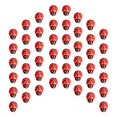 thumbnail image 2 of 100pcs Miniature Ladybird Decoration Micro-landscape Wooden Ladybird Craft Lifelike Fake Mini Ladybird, 2 of 2