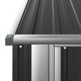 thumbnail image 4 of vidaXL Garden Shed Anthracite Galvanized steel, plastic Large Durable, 4 of 6