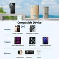thumbnail image 6 of Aioneus Portable Charger, 10000mAh Power Bank with Built in Cable (22.5W Output + 18W Input) Fast Charging Battery Pack for iPhone Samsung, 6 of 10