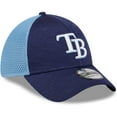 thumbnail image 3 of Men's New Era Navy Tampa Bay Rays Neo 39THIRTY Flex Hat, 3 of 6