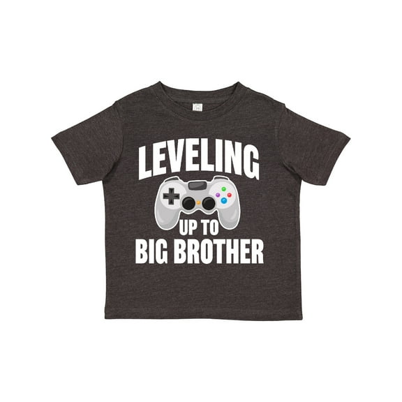 Inktastic Leveling Up to Big Brother Boys Toddler T-Shirt