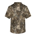 thumbnail image 4 of Domuza Scrubs for Men Top Plus Size Short Sleeve V-Neck Nurse Uniform Camo Printed Stretch Tshirts Comfort Soft Nurse Tops with Pockets Army Green XL, 4 of 4