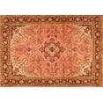 thumbnail image 1 of Ahgly Company Indoor Rectangle Medallion Orange Traditional Area Rugs, 5' x 7', 1 of 1