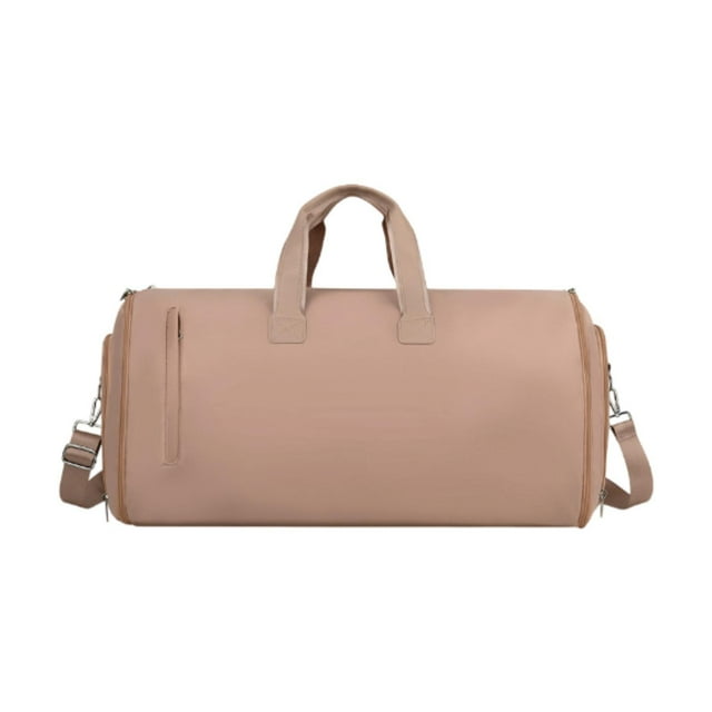 Bolsa de viaje de negocios, impermeable, para fin de semana, para ropa, para vacaciones y senderismo. Marrón