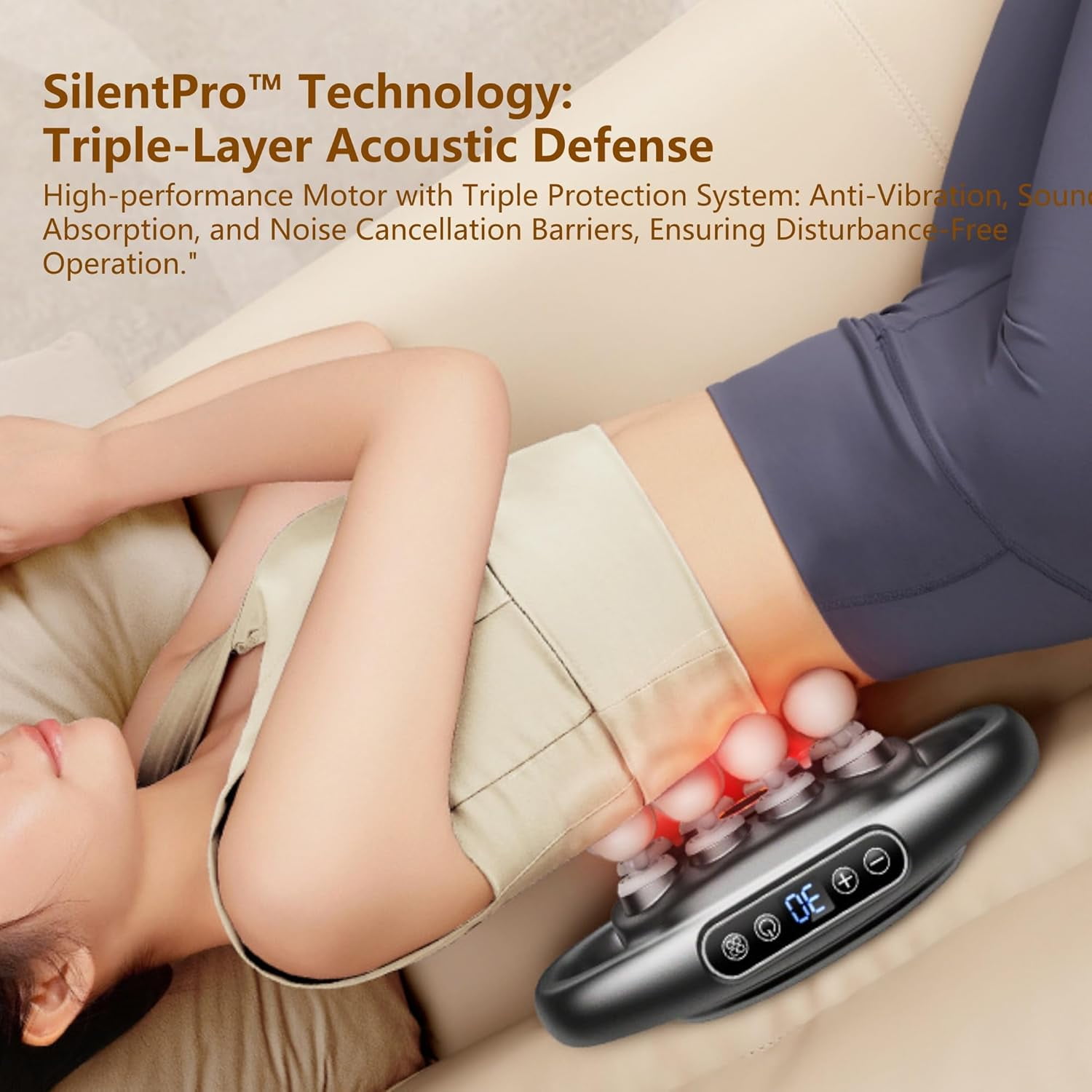 16-Head Massage Gun Set with 30 Levels & 3 Modes, Massage Gun Deep Tissue Neck Massager with 16 Heads, for Deep Tissue, Back, Shoulders, Legs, Pain Relief