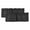Black, variant on Valances for Windows, Pink Burlap Texture Valance Curtains Blackout Drapes for Kitchen/Bathroom/Cafe, Farmhouse Vintage Pink Rod Pocket Window Toppers Valances 2 Pack Clearance 42''x12''