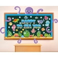 thumbnail image 1 of Ocean Bulletin Board Set Under the Sea Summer Classroom Bulletin Board Decoration Octopus Fish Animals Cutouts Ocean Wave Border Happy to Sea You Cutout for Education Craft Back to School Supply Decor, 1 of 7