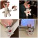 thumbnail image 4 of Cute Plush Pilot Rabbit Keychain Bag Ornament Women Handbag Decorations School Student Backpack Lovely Animal Pendant, 4 of 4