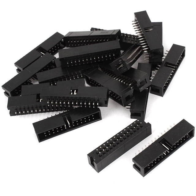 Unique Bargains 20 Pcs Connecteur de Boîte IDC 2.54mm DC3-26P 2 Rangées 26 Broches JTAG