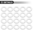 thumbnail image 6 of Unique Bargains Universal Flat Washer, Durable, Stainless Steel, Silver Tone, 20 Pcs M8*15mm*1.5mm, 6 of 6