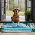 thumbnail image 3 of ONETECH Palm Trees Entrance Mat Doormat Outdoor Entrance for Home Entrance Outside Entry 19.68*39.37 in, 3 of 6