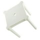 thumbnail image 1 of White Plastic Stool Portable Low Chair for Adults Skid Resistant Design Home Office Kindergarten Use Thick Construction Safe Sitting, 1 of 3