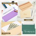 thumbnail image 6 of Uxcell 100 Pack Dark Green #10 Business Envelopes, Colored Self Seal Letter Size, 6 of 6