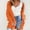Orange, variant on Babysbule Womens Cardigans Clearance Ladies Fashion Color Cardigan Long Sleeve Pocket Sweater Jacket Women's Top Clearance Blouse