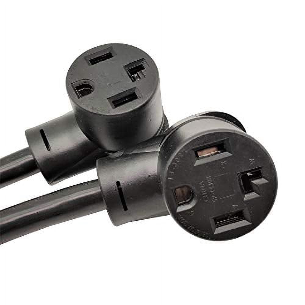 Parkworld 886603A NEMA 14-30 Splitter, Dryer 14-30P Male Plug to (2) 14-30R Female Receptacle, Dryer 4-Prong 30 AMP 14-30 Y Adapte (69557) 12FT to on female.
