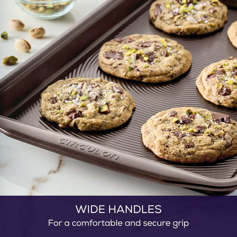 Circulon Nonstick Cookie Pan 10x15 Chocolate Brown photo 6